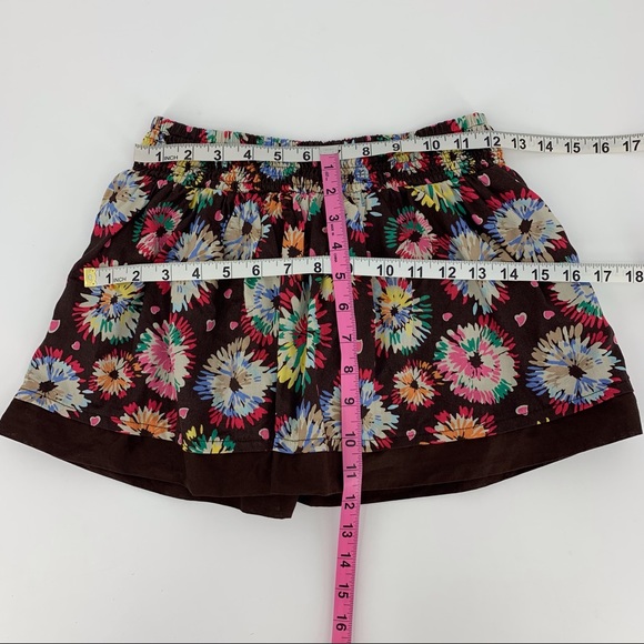 2/$20 Old Navy Girl's Cotton Floral Skirt with Lining and Elastic Waist, Small - Picture 7 of 11